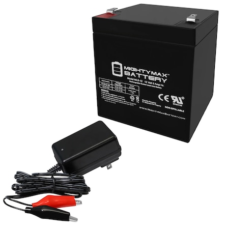 12V 5AH SLA Replacement Battery Compatible With Conext CNB300 With 6V Charger